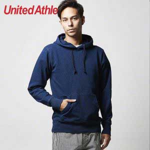 United Athle 3907-01 丹寧藍全棉連帽衛衣