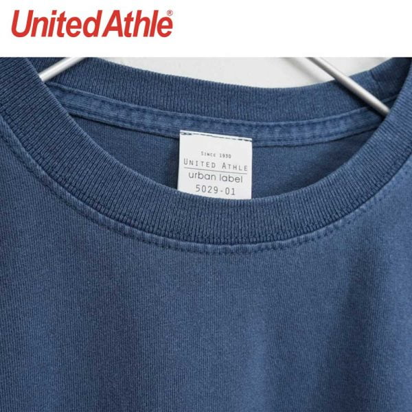 United Athle 5029 5.6oz 顏料染圓領短袖有袋 T 恤